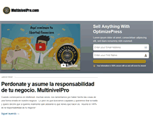 Tablet Screenshot of multinivelpro.com